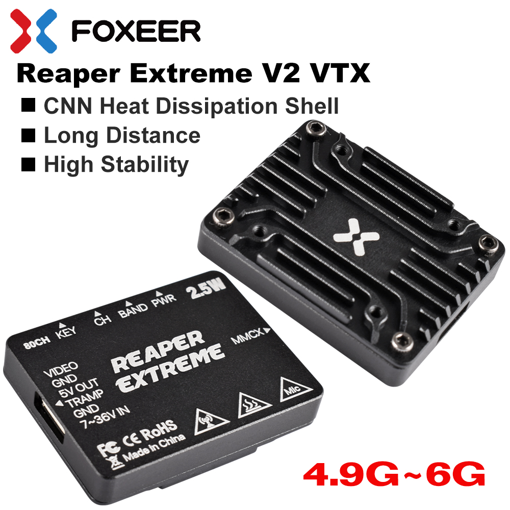 Foxeer Reaper Extreme 2.5W Vtx - Foxeer 4.9-6G Reaper Extreme V2 2.5W