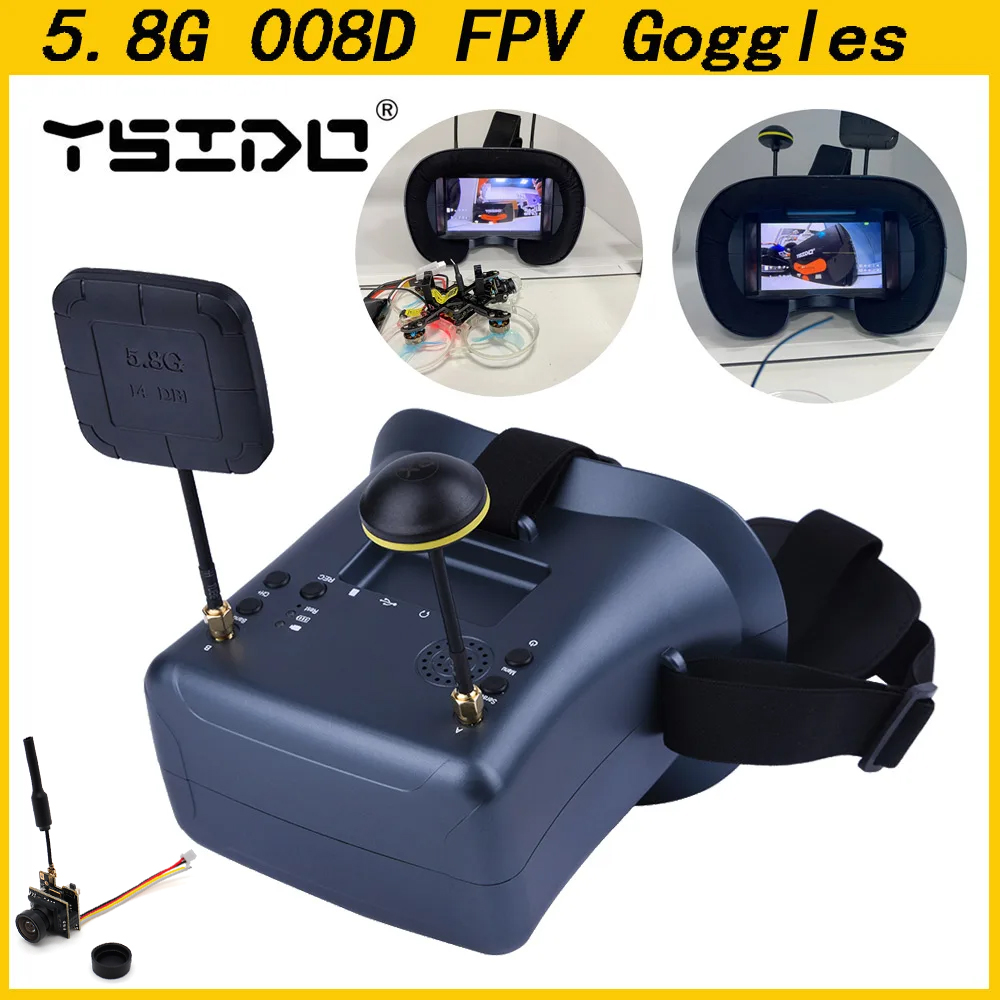 008D 5.8G 40CH 4.3 Inch 800*48 - Skyzone Sky04O Pro Fpv Goggles review and price